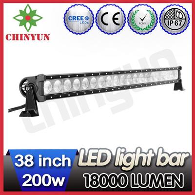 Factory direct cheap price led light bars 200w 18000lm atv light bar IP67 9-32V led offroad lightbars