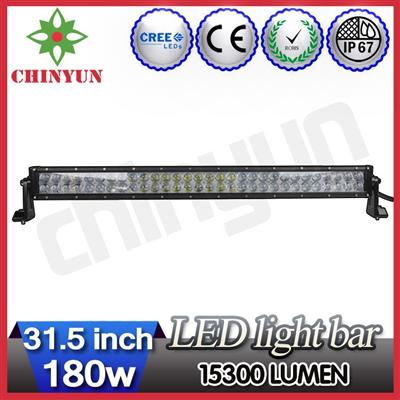 2015 New Arrival 30" 180w 4D reflector led light bar cree led offroad light bar with six colors light cover optional