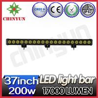 High Power 37" 200w led off road roof light bar IP67 4x4 led driving light bar for cars/trucks/SUV/ATV