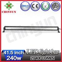 High power flood/spot/combo beam truck led work light bar, 40 inch 240w led light bar for offroad/jeep