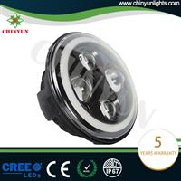 12V/24V LED driving lights 7 inch Jeep TJ/XJ led headlights