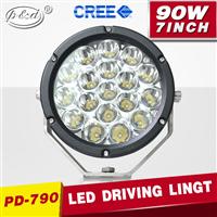 High performance car accessories 90W led spot light 7inch led driving light