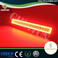 Color changing halo 4x4 red ring strobe led light bar