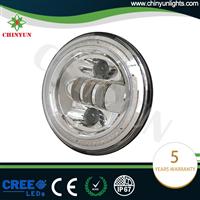 5.75 inch round led headlight for motorcycle High Low beam led headlights with angel eyes