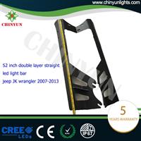 52inch double light bar mounts brackets for Jeep JK Wrangler
