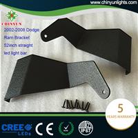 02-08 Dodge Ram 52 inch led light bar windshield roof mount brackets