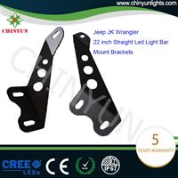 22" led light bar hood mount brackets for Jeep TJ