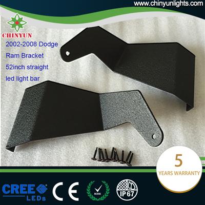 52" led light bar roof mount brackets for 2002-2008 Dodge ram