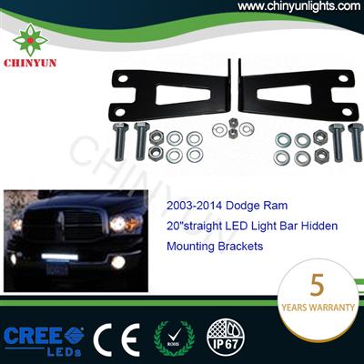 20 inch ATV bumper led light bar mount brackets