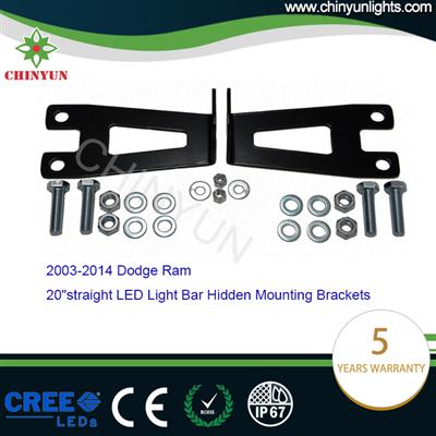 20 inch Off Road UTV led light bar mount brackets