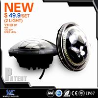 Free shipping, New products 7" led headlight e-mark certificate