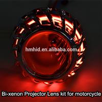 Factory price M806 35W devil eye+angle eye hid bi xenon projector lens light