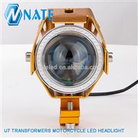 New Products Aluminum China Motorcycle Auto Spare Parts 12V Headlight Motorcycle Parts