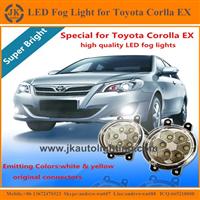 Factory Direct Hot Sale LED Fog Lamp for Toyota Corolla EX Top Quality Angel Eyes LED Foglight for Toyota Corolla EX 2011-2015
