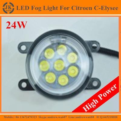 High Power LED Fog Light for Citroen C-Elysee Fashionable Design LED Fog Lamp for Citroen C-Elysee 2008-2015