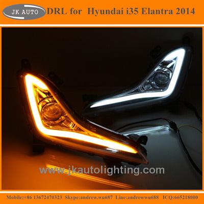 High Quality LED DRL Fog Lights for Hyundai i35 Elantra Super Bright LED Daytime Running Lights for Hyundai i35 Elantra 2014