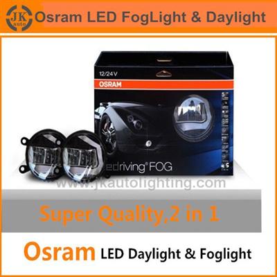 High Quality Factory Direct Osram LED Fog Light for Toyota Yaris Super Bright LED DRL Fog Light for Toyota Yaris LED Daylight