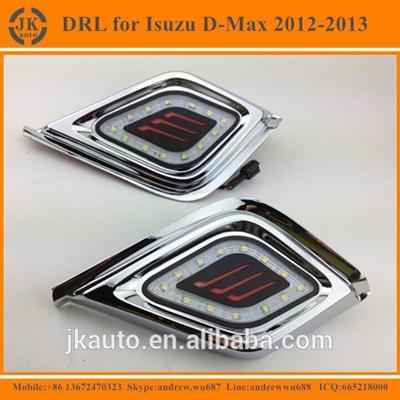 High Quality Wholesale LED Daytime Running Light for Isuzu D-Max Waterproof LED DRL for Isuzu D-Max Pickup 2012 2013