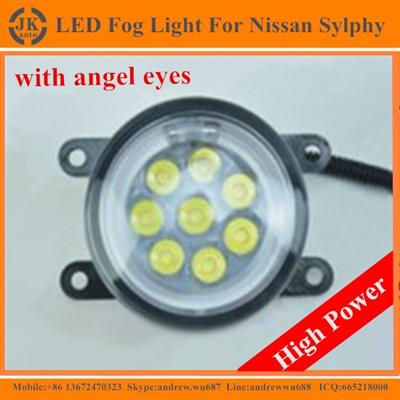 High Power LED Fog Light for Nissan Sylphy Fashionable Design LED Fog Lamp for Nissan Sylphy 2011-2015