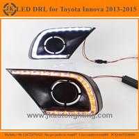 New Arrival Factory Wholesale LED DRL for Toyota Innova High Quality LED Daytime Running Light for Toyota Innova 2013-2015