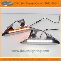 Hot Selling Turn Signal LED DRL Fog Lights for Toyota Camry High Quality Daytime Running Lights LED for Toyota Camry 2012-2014