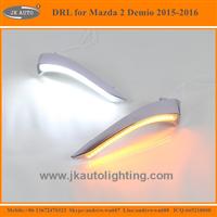 Hot Sale Turn Signal LED DRL Fog Lights for Mazda 2 Demio Electrofacing LED Daytime Running Light for Mazda 2 Demio 2015 2016