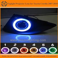 Hot Selling Angel Eyes Projector Lens for Toyota Corolla Best Selling Foglight Projector Lens for Toyota Corolla 2007-2010