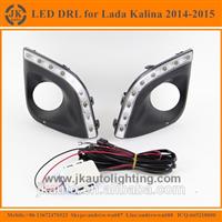 New Arrival High Quality Fog Light LED DRL for Lada Kalina Super Bright LED Daytime Running Light for Lada Kalina 2014-2015