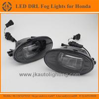 Excellent Quality 2 in 1 LED Fog Lights for Honda Hot Selling Super Bright LED DRL Fog Light for Honda with Lens
