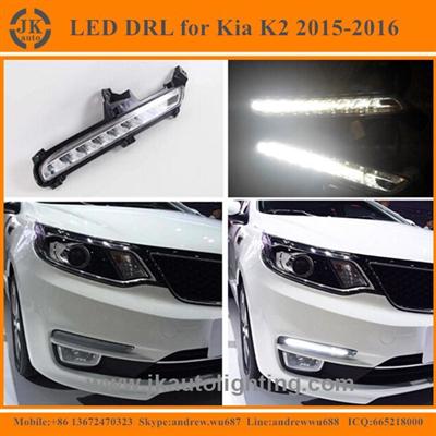 New Arrival Hot Selling LED Daytime Running Light for Kia K2 Factory Direct LED DRL Light for Kia K2 2015 2016