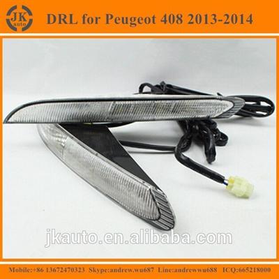 New Arrival High Power LED DRL Light for Peugeot Super Quality Daytime Running Light LED for Peugeot 408 2013-2014