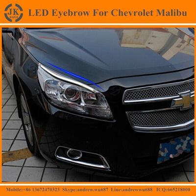 High Quality New Arrival LED DRL Strip for Chevrolet Malibu LED Eyebrow for Chevy Malibu Daytime Running light 2012-14'