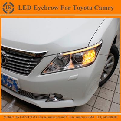 High Quality New Arrival LED DRL Strip for Toyota Camry LED Eyebrow for Toyota Camry Daytime Running light 2011-2013