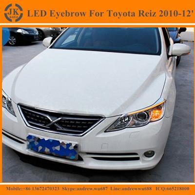 High Quality New Arrival LED DRL Strip for Toyota Reiz LED Eyebrow for Toyota Reiz Daytime Running light 2010-2012