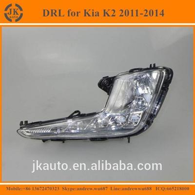 High Bright LED DRL Fog Light Excellent Quality LED Daylight for KIA K2 2011-2014'