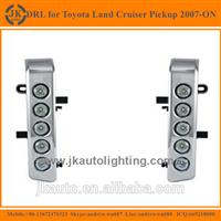 High Quality LED Daytime Running Lights for Toyota Land Cruiser Pickup Super Bright LED DRL for Toyota Land Cruiser Pickup 2007-