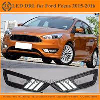 New Arrive Light Guide LED Daytime Running Lights for Ford Focus Excellent Qaulity LED DRL Light for Ford Focus 2015-2016