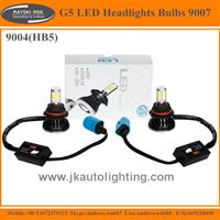 Hot Selling High Quality G5 9007 LED Headlights Super Bright High Power 4 Sided LED Headlight Bulb 9007