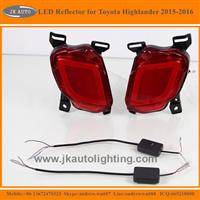 High Quality LED Rear Bumper Refelctor Light for Toyota Highlander Multifunction LED Rear Bumper Reflector for Toyota Highlander