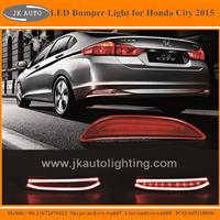 New Arrival High Quality LED Rear Bumper Reflector Lights for Honda City Hot Sale LED Rear Bumper Refelctor for Honda City 2015