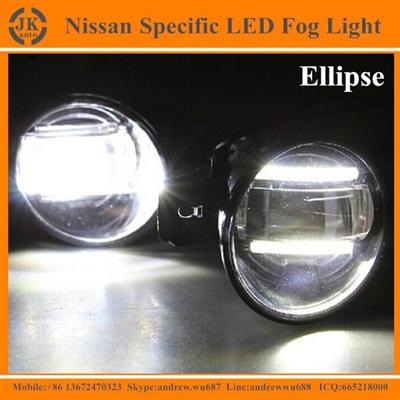 High Power 1:1 Replacement Ellipse LED Fog Light for Nissan Sunny High Quality LED Fog Lamp for Nissan Sunny 2013