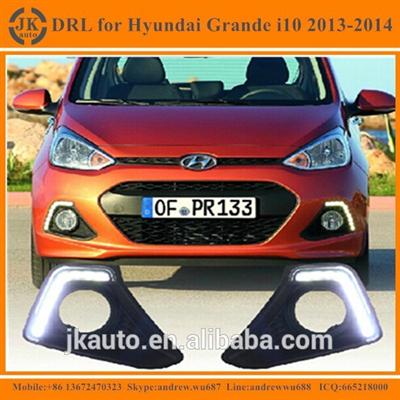 Hot Selling Super Bright LED DRL Fog Light for Hyundai i10 Excellent Quality LED DRL for Hyundai i10 2013 2014