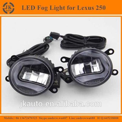 Excellent Quality Osram LED Fog Light for Lexus 250 Super Bright Auto Fog Light for Lexus 250 with LED DRL