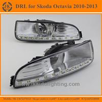 High Quality Car Specific LED Daytime Running Light for Skoda Octivia Super Bright LED DRL Light for Skoda Octivia 2010-2013