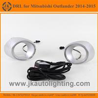 Hot Sales Daytime Running Lights LED for Mitsubishi Outlander Car Specific Foglight LED DRL for Mitsubishi Outlander 2014 2015