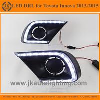 High Quality High Lumne LED Daytime Running Light for Toyota Innova Factory Price LED DRL Fog Light for Toyota Innova 2013-2015
