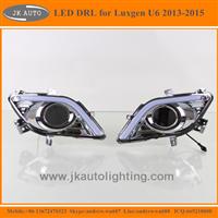 Light Guide LED Daytime Running Light for Luxgen U6 High Quality LED DRL Light for Luxgen U6 2013-2015