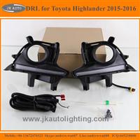 High Quality LED DRL Light for Toyota Highlander Best selling LED Daytime Running Lights for Toyota Highlander 2015-2016