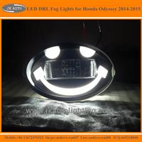 New Arrival 2-in-1 Projector Lens LED DRL Fog Lights for Honda Odyssey High Quality LED Foglights for Honda Odyssey 2014-2015