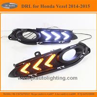 New Arrival LED Daytime Running Lightfor Honda Vezel Super Quality LED DRL Fog Lights for Honda Vezel 2014 2015